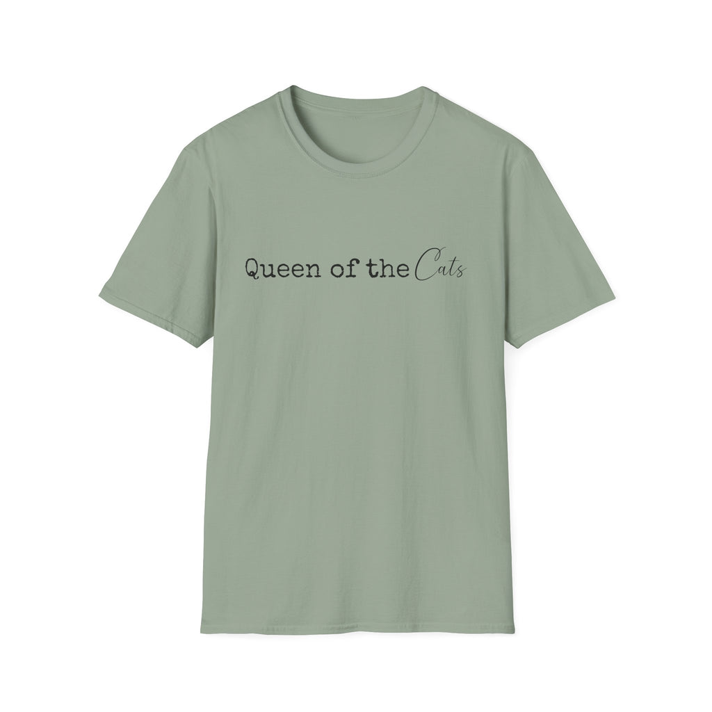 Queen of the Cats T-Shirt | Funny Cat Mom Gift | Cat Lover Shirt | Cat Lady Tee | Gift for Her | Unisex Soft Tee