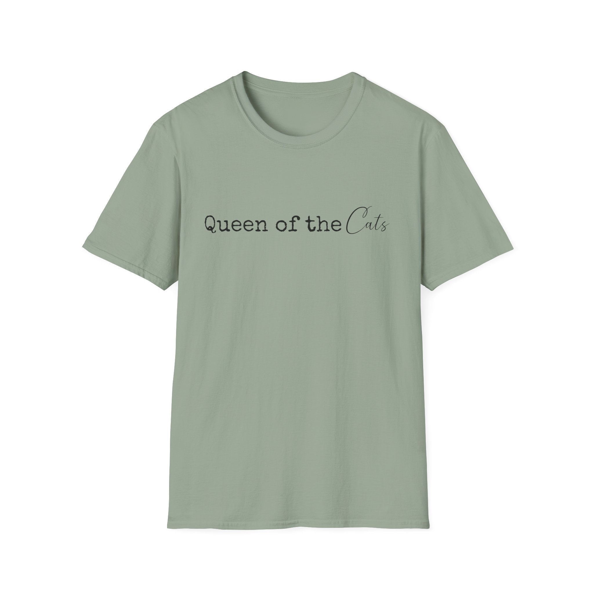 Queen of the Cats T-Shirt | Funny Cat Mom Gift | Cat Lover Shirt | Cat Lady Tee | Gift for Her | Unisex Soft Tee