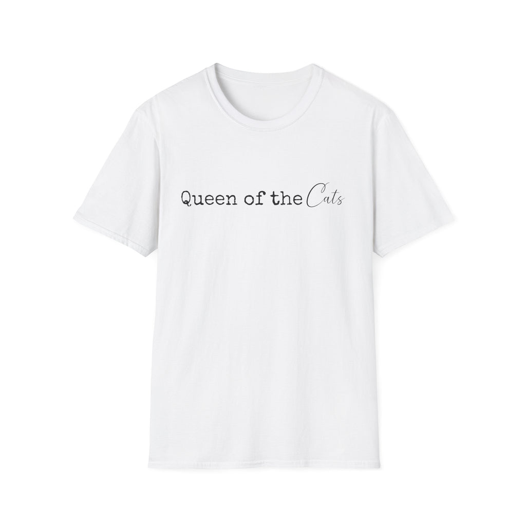 Queen of the Cats T-Shirt | Funny Cat Mom Gift | Cat Lover Shirt | Cat Lady Tee | Gift for Her | Unisex Soft Tee