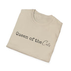 Queen of the Cats T-Shirt | Funny Cat Mom Gift | Cat Lover Shirt | Cat Lady Tee | Gift for Her | Unisex Soft Tee
