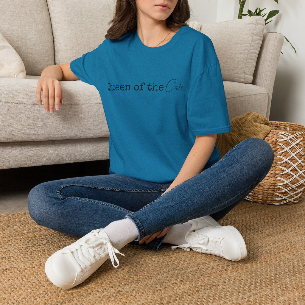 Queen of the Cats T-Shirt | Funny Cat Mom Gift | Cat Lover Shirt | Cat Lady Tee | Gift for Her | Unisex Soft Tee