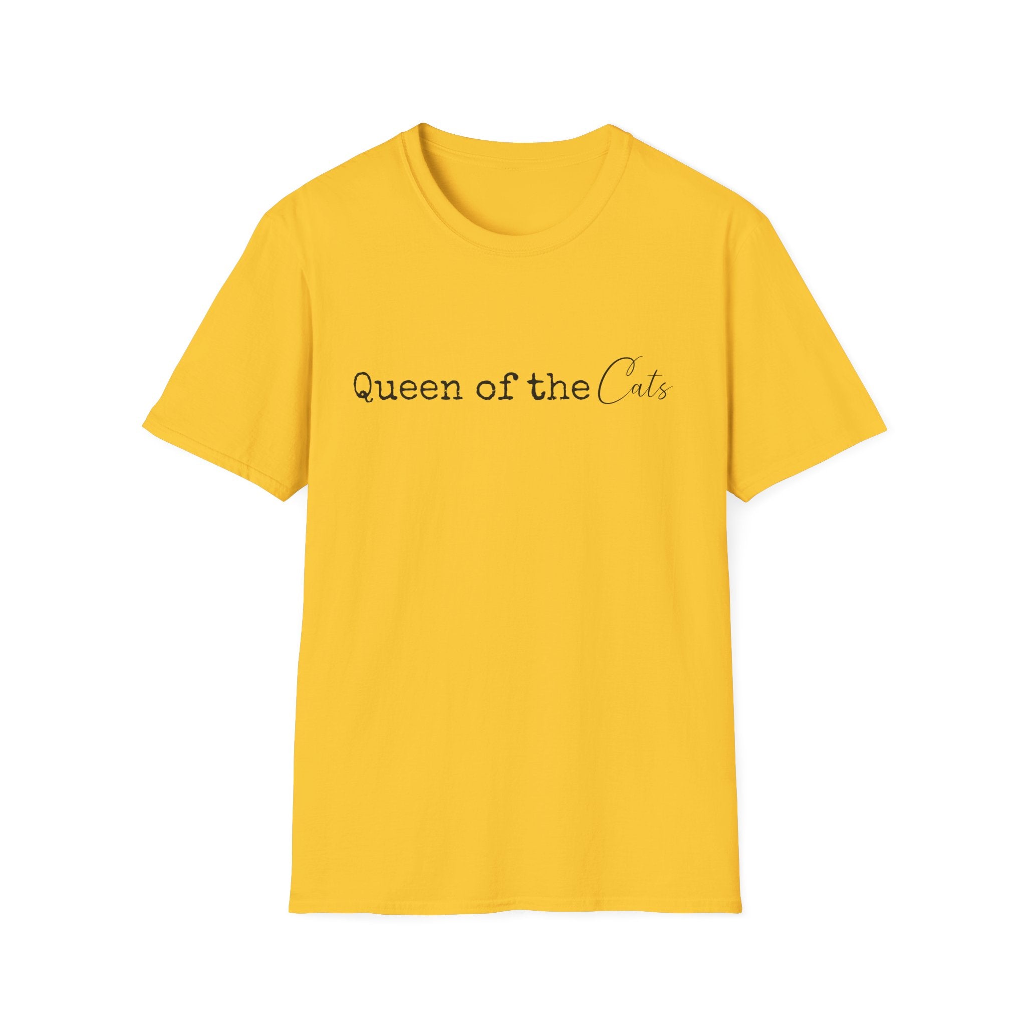 Queen of the Cats T-Shirt | Funny Cat Mom Gift | Cat Lover Shirt | Cat Lady Tee | Gift for Her | Unisex Soft Tee