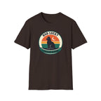 Black Cat Shirt – Retro Moon Design Witchy Vintage Graphic Tee