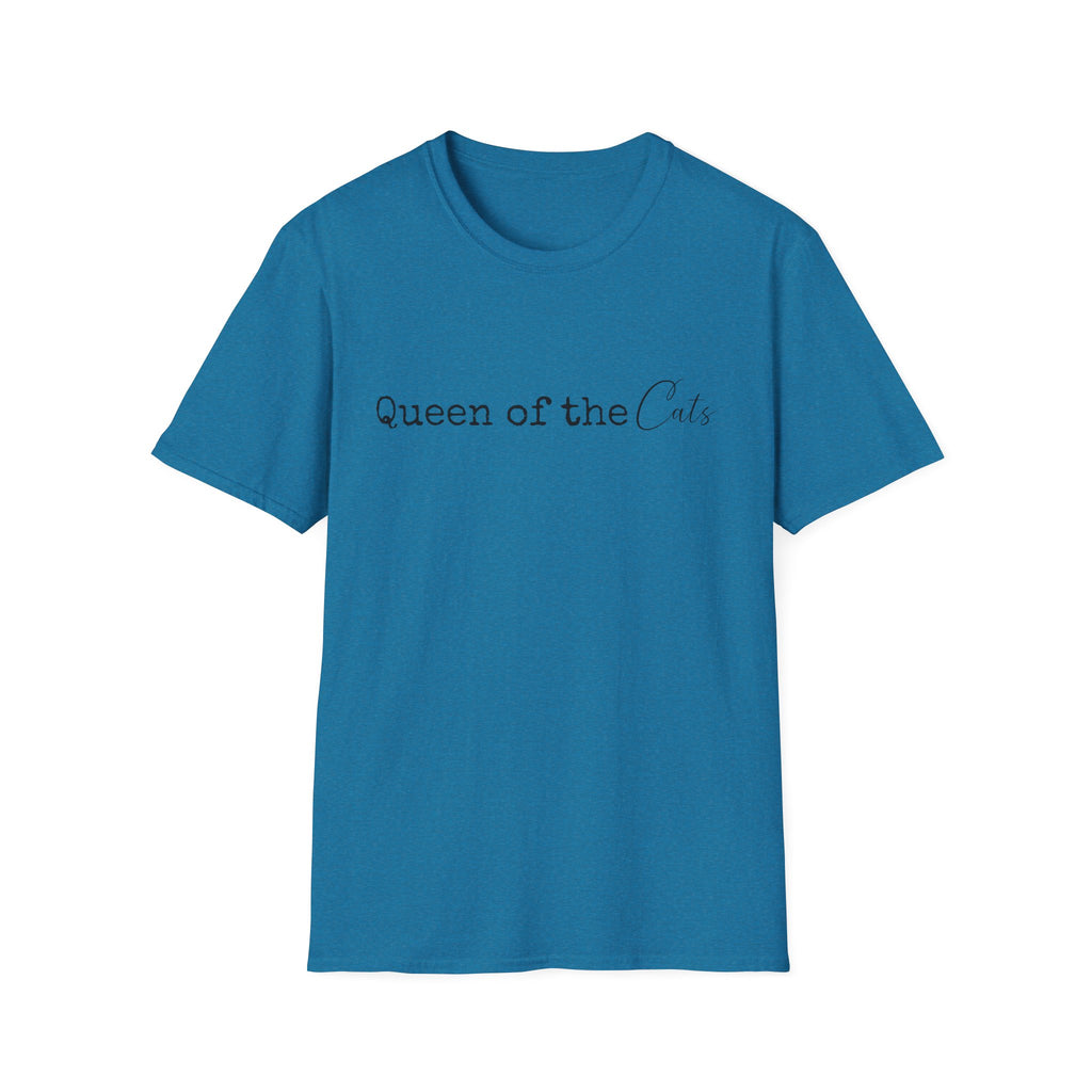 Queen of the Cats T-Shirt | Funny Cat Mom Gift | Cat Lover Shirt | Cat Lady Tee | Gift for Her | Unisex Soft Tee