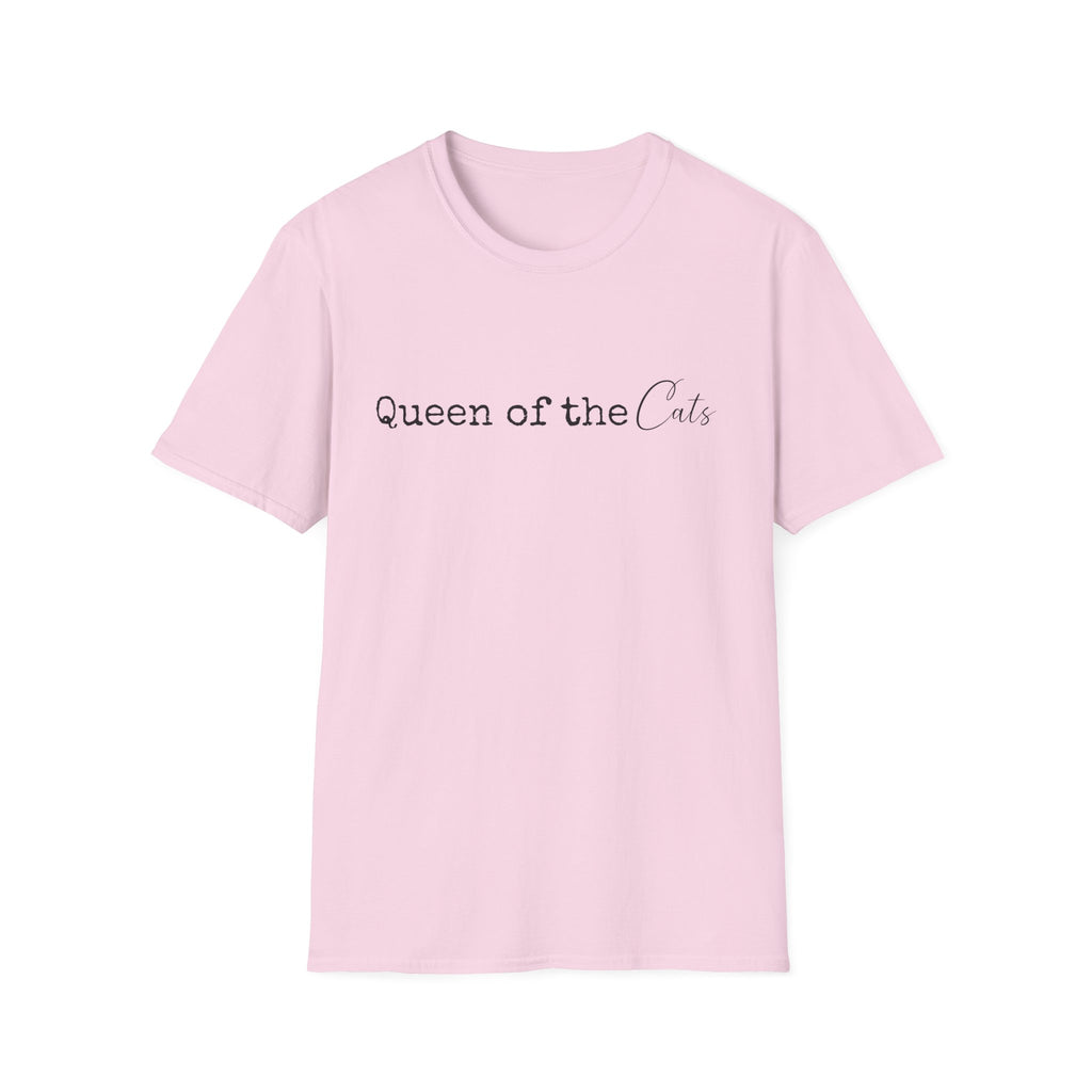 Queen of the Cats T-Shirt | Funny Cat Mom Gift | Cat Lover Shirt | Cat Lady Tee | Gift for Her | Unisex Soft Tee