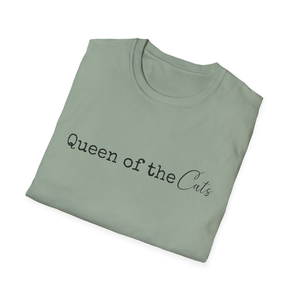Queen of the Cats T-Shirt | Funny Cat Mom Gift | Cat Lover Shirt | Cat Lady Tee | Gift for Her | Unisex Soft Tee