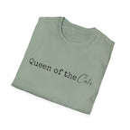 Queen of the Cats T-Shirt | Funny Cat Mom Gift | Cat Lover Shirt | Cat Lady Tee | Gift for Her | Unisex Soft Tee