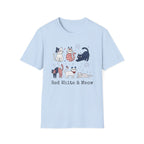 Patriotic Cats T-Shirt — "Red, White & Meow" 4th of July Graphic Tee