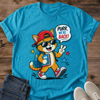 Purr We're Back Cat Tee | Funny Teacher & Back to School Shirt | Cat Gift