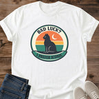 Black Cat Shirt – Retro Moon Design Witchy Vintage Graphic Tee