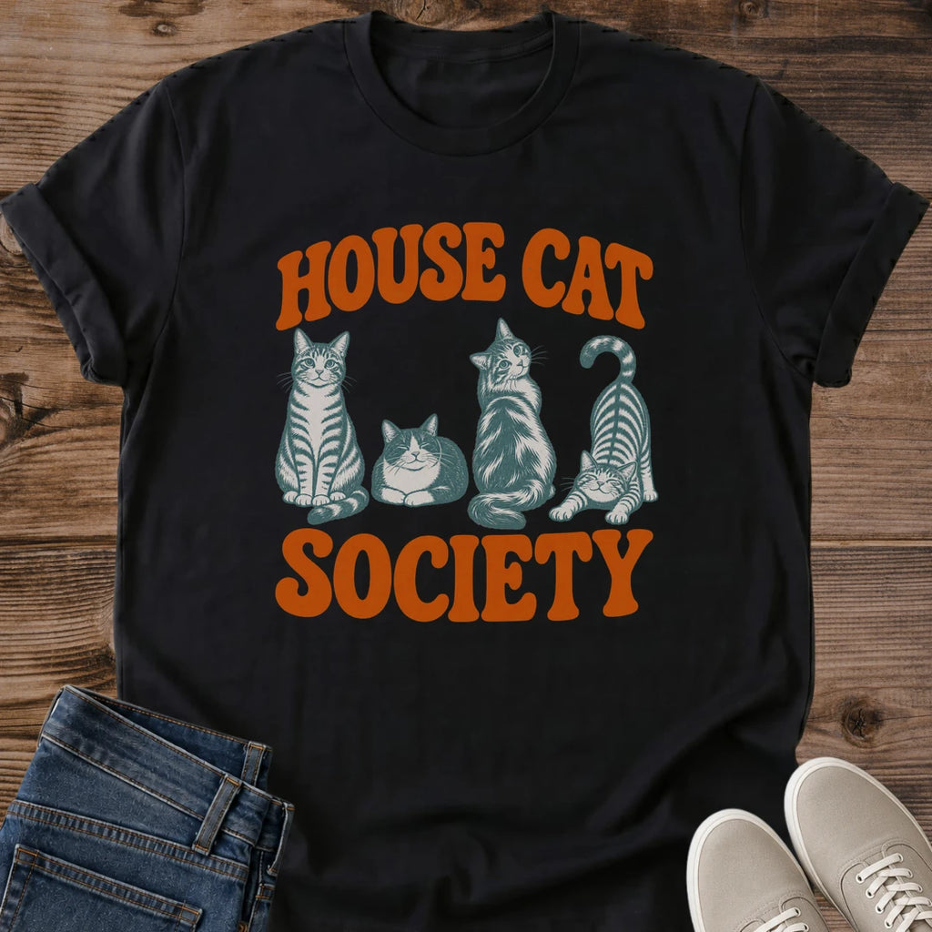 Cat Lover Shirt – Vintage Graphic Tee with Cozy Ringspun Cotton