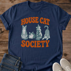 Cat Lover Shirt – Vintage Graphic Tee with Cozy Ringspun Cotton