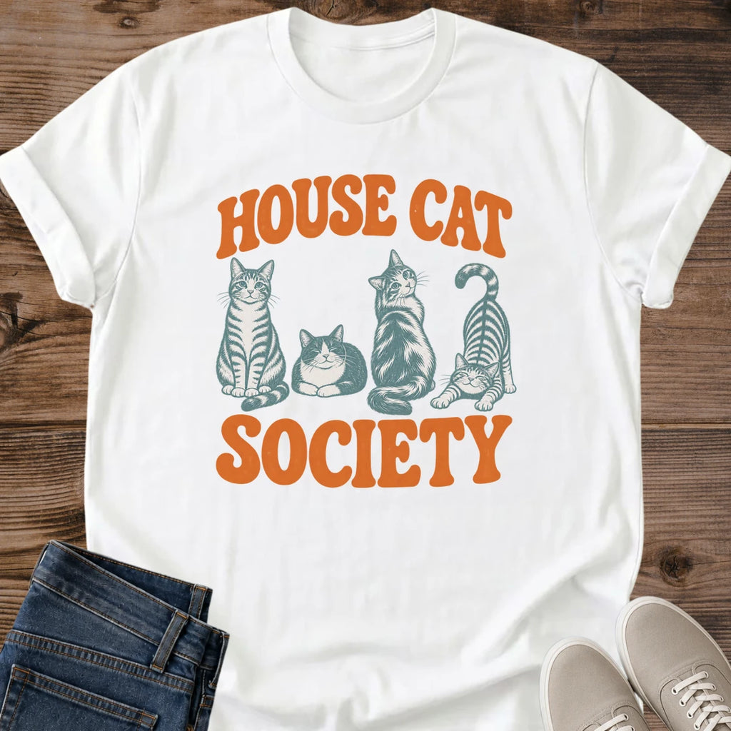 Cat Lover Shirt – Vintage Graphic Tee with Cozy Ringspun Cotton