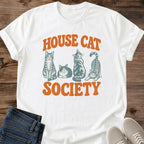 Cat Lover Shirt – Vintage Graphic Tee with Cozy Ringspun Cotton