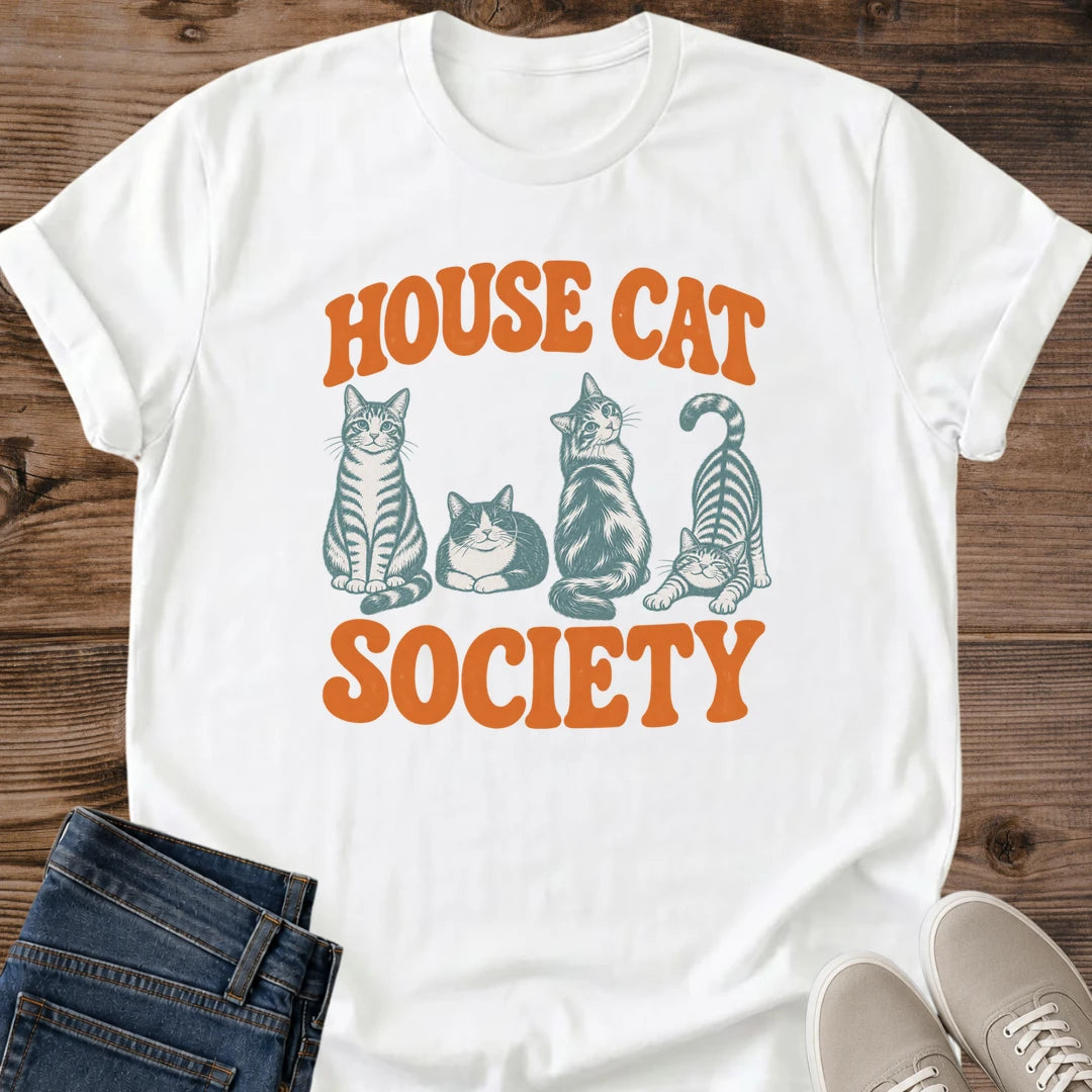 Cat Lover Shirt – Vintage Graphic Tee with Cozy Ringspun Cotton
