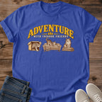 Funny Indoor Cat Shirt Adventure With Indoor Friends Cozy Home Graphic Tee Gift Idea Ring Spun Cotton Soft Breathable Fabric Relaxed Unisex Fit Vintage Print Design Cat Person Apparel Casual Everyday Wear Statement Piece