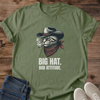 Cat Lover Gift Funny Graphic Tee Western Cowboy Design Perfect Birthday Present Comfortable Casual Shirt Unisex Fit Soft Cotton Fabric Humorous Statement Piece Everyday Wear Essential Premium Quality Construction Novelty Animal Apparel