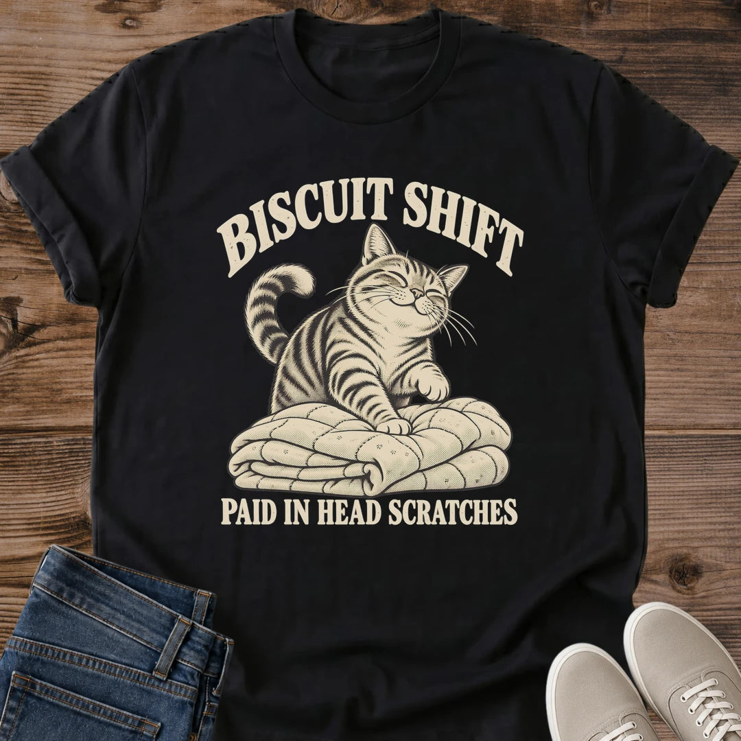 Making Biscuits Cat Shirt Funny Tabby Cat Kneading Quilt Tee Paid In Head Scratches Quote Vintage Cat Graphic Shirt Cat Owner Gift For Her Cat Dad Gift Cute Striped Cat Tee Retro Cat Apparel Soft Cotton Unisex Shirt Cat Whisker Co