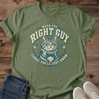 Cat Lover Gift Shirt Funny Vintage Graphic Tee Retro Cat Design Casual Cotton Apparel Comfortable Everyday Wear Humorous Statement Piece Lightweight Softstyle Fabric Relaxed Fit Essential Bold Lettering Style Playful Fashion Choice Perfect