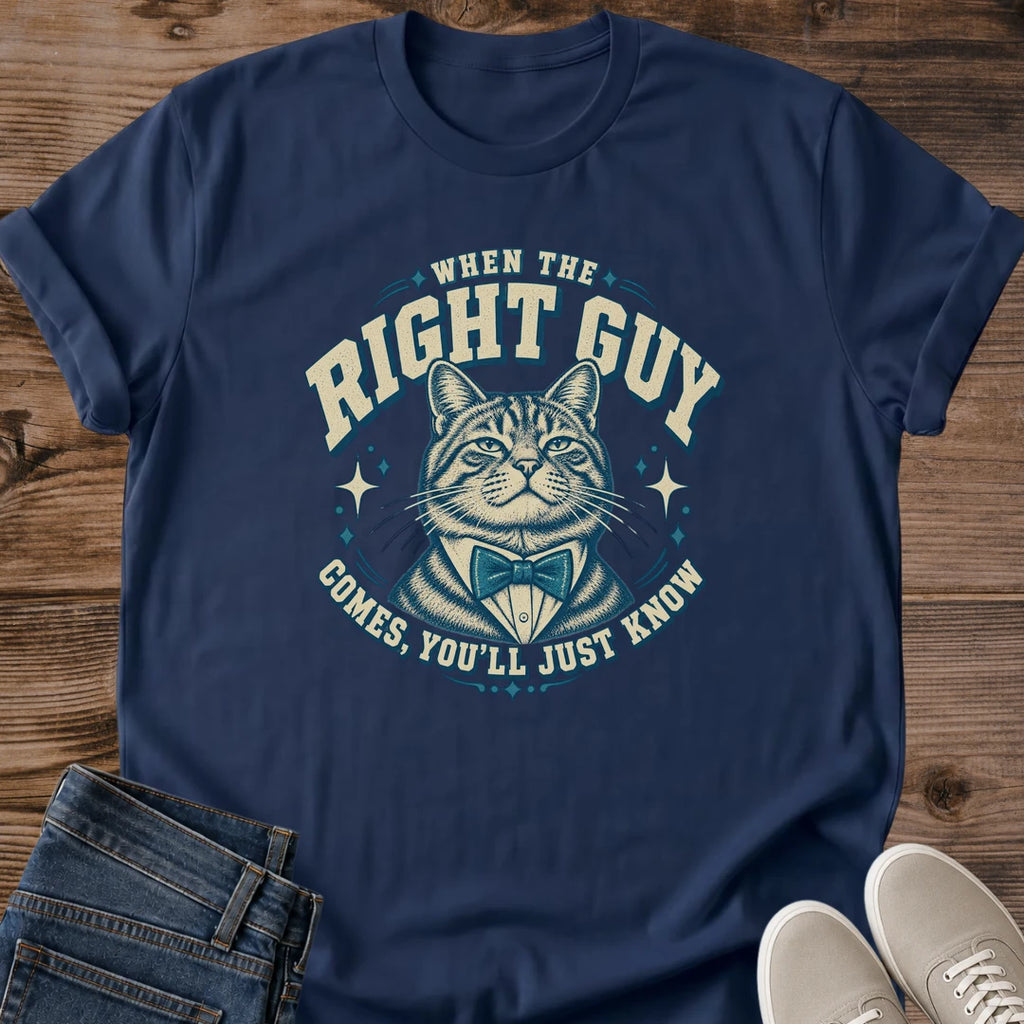 Funny Cat Shirt Vintage Graphic Tee Retro Design Perfect Cat Lover Gift Comfortable Cotton Shirt Casual Everyday Wear Humorous Statement Piece Lightweight Fabric Relaxed Fit Bold Collegiate Lettering Playful Fashion Choice Cat Themed