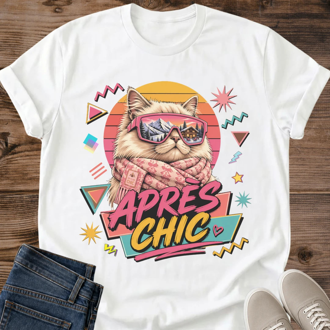 Cat Enthusiast Apparel Retro Graphic Tshirt Vintage 80s Feline Design Cute Kitty Illustration Perfect Gift For Pet Lover Nostalgic Fashion Statement Comfortable Cotton Shirt Casual Everyday Wear Unique Cat Owner Present Adorable Retro Style