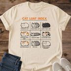 Perfect Cat Owner Gift Funny Cat Shirt Graphic Tee Collection Cat Loaf Design Soft Cotton Fabric Comfortable Casual Wear Classic Fit Style Crew Neck Comfort Relaxed Everyday Essential Cozy Loungewear Pet Lover Fashion Lightweight Tee