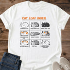 Cat Lover Gift Shirt Funny Graphic Tee Cat Loaf Illustration Soft Cotton Comfort Casual Style Essential Classic Fit Design Crew Neck Tee Everyday Wear Perfect Pet Owner Present Cozy Loungewear Relaxed Weekend Outfit Comfortable Fabric