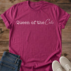 Cat Lover Gift Queen Of Cats Design Funny Shirt For Cat Owner Perfect Birthday Present Cat Lady Apparel Novelty Tee Gift Idea Mother Day Present Holiday Gift For Feline Fan Casual Wear Statement Shirt Cat Enthusiast Clothing Animal Lover