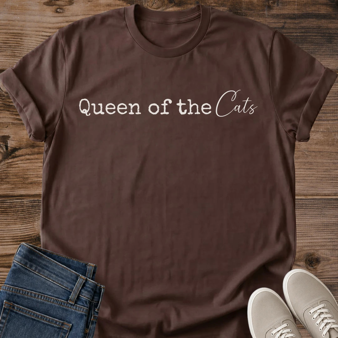 Cat Mom Shirt – Queen of the Cats Design Gift for Cat Lovers