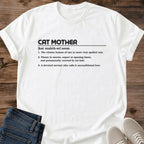 Cat Mom Gift Cat Mother Definition Shirt Funny Cat Dictionary Tee Minimal Text Graphic Mothers Day Gift For Cat Mom Birthday Gift For Cat Owner Christmas Gift For Her Cat Person Tee Gildan Softstyle Cotton Tee Cat Whisker Co