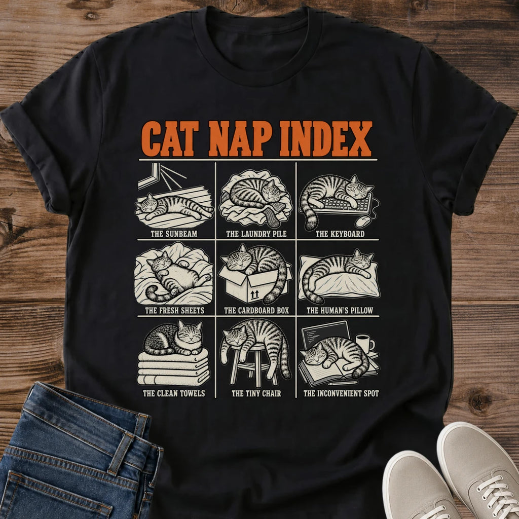 Soft Cotton Crew Tee Cat Lover Gift Perfect Present Vintage Cat Design Retro Graphic Print Comfortable Everyday Shirt Casual Lounging Essential Pet Owner Apparel Animal Theme Fashion Lightweight Fabric Worn In Feel Relaxed Home Wear Coffee