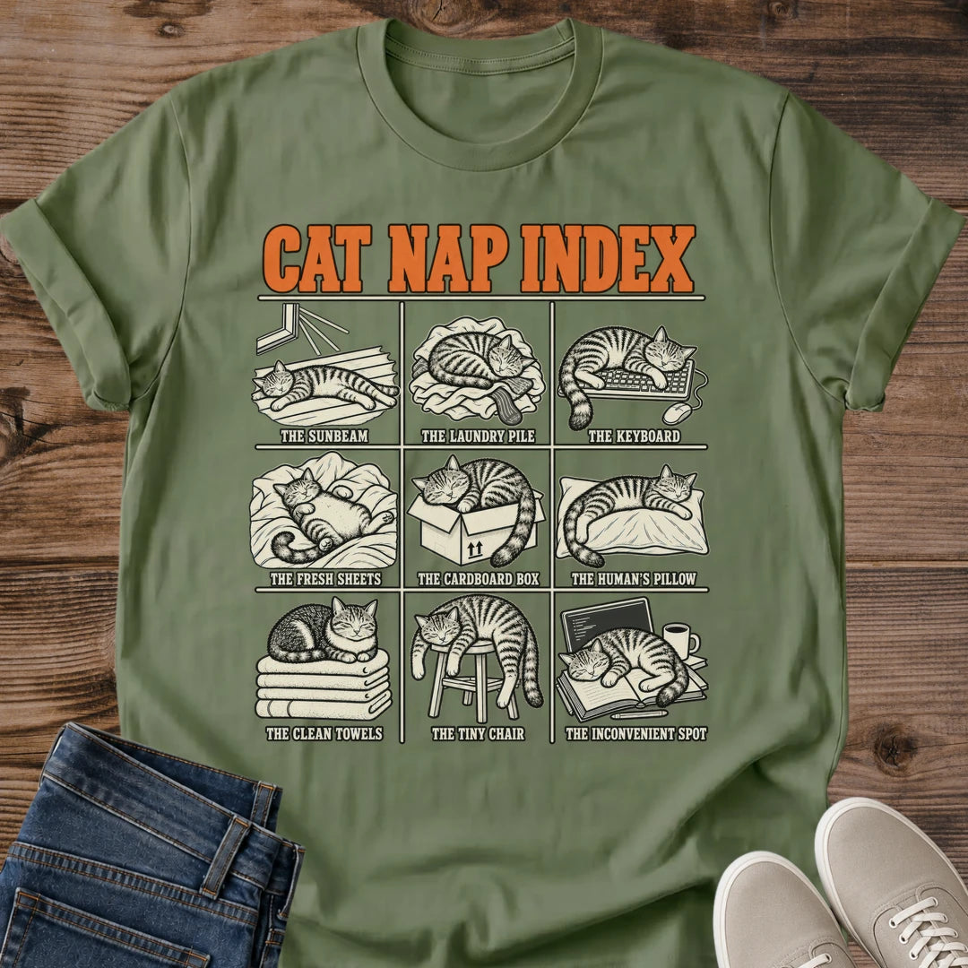 Retro Cat Graphic Tee Vintage Design Print Soft Cotton Crew Neck Comfortable Casual Wear Perfect Cat Lover Gift Pet Owner Apparel Animal Theme Fashion Everyday Essential Lightweight Fabric Worn In Feel Relaxed Lounging Shirt Coffee Morning