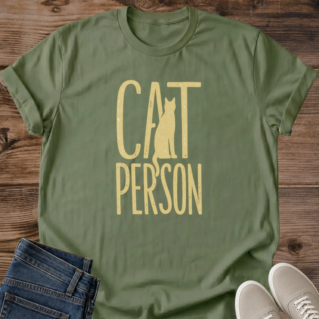 Cat Owner Gift Perfect Cat Lover Shirt Soft Cotton Tee Vintage Graphic Design Comfortable Casual Apparel Feline Enthusiast Clothing Lightweight Ringspun Cotton Fabric Relaxed Fit Tshirt Retro Cat Print Everyday Wear Cat Parent Present Lived