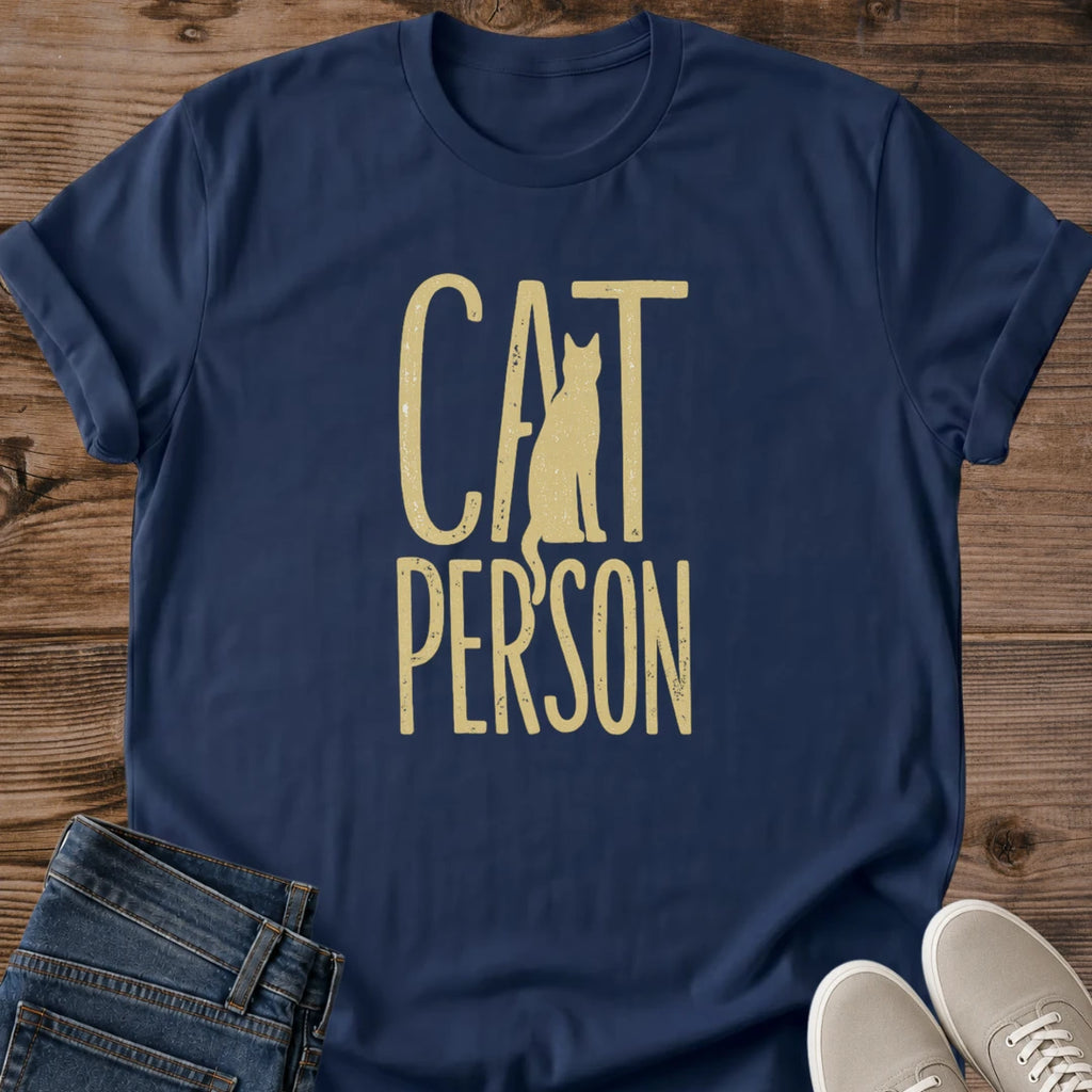 Soft Ringspun Cotton Cat Tee Comfortable Cat Lover Shirt Vintage Graphic Design Lightweight Casual Wear Relaxed Fit Cat Owner Apparel Retro Cat Print Everyday Comfortable Tshirt Feline Enthusiast Gift Cat Parent Clothing Lived In Feel