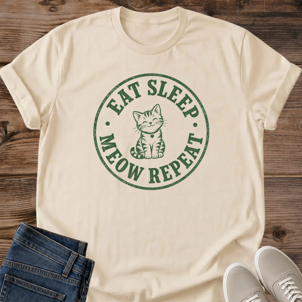 Funny Cat T Shirt – Soft Cotton Graphic Tee for Cat Lovers