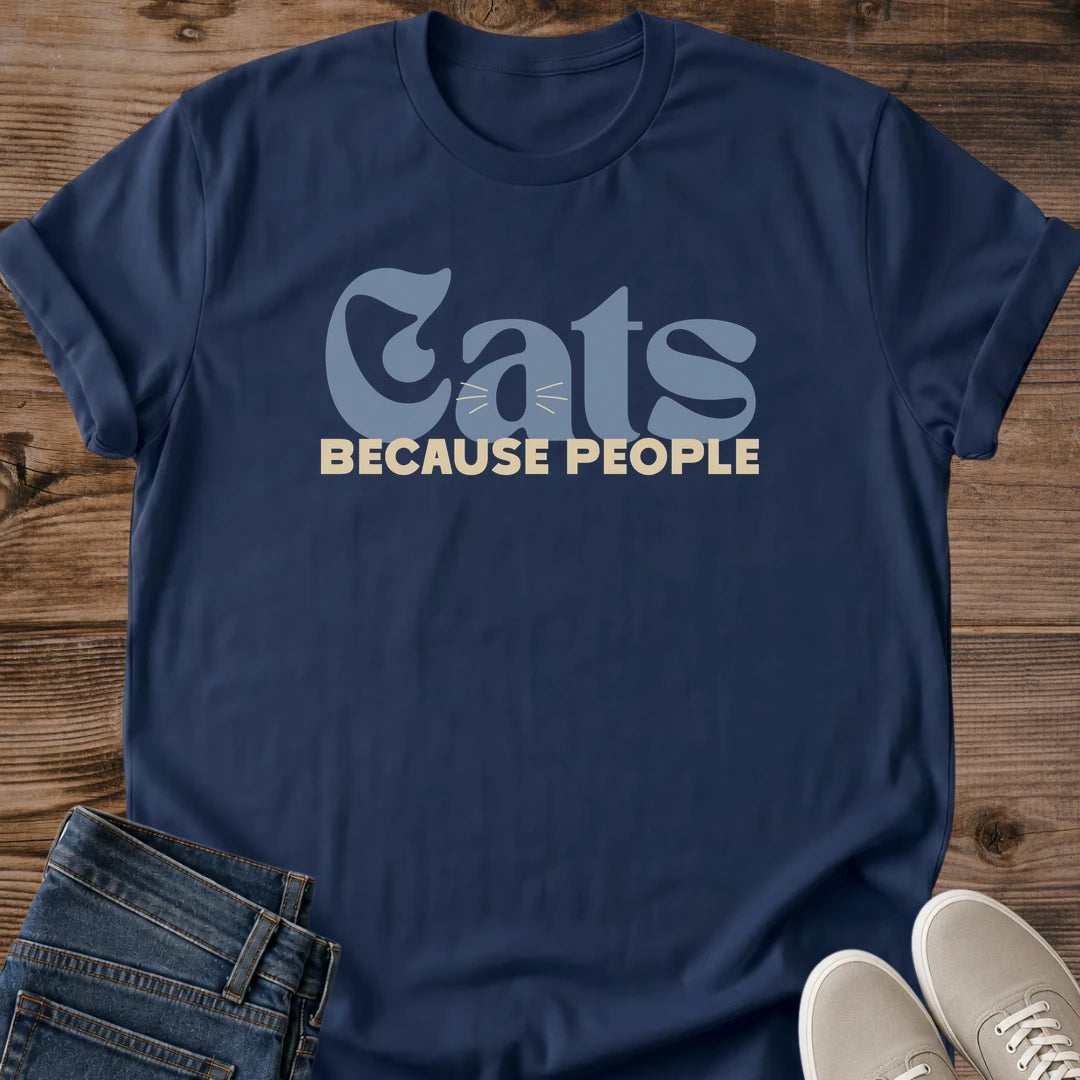 Retro Graphic Tee Cat Design Vintage Typography Style Statement Shirt Sarcastic Cat Lover Gift Soft Cotton Casual Wear Comfortable Fabric Cat Person Apparel Novelty Gift Cat Enthusiast Present Lightweight Tee Everyday Fashion Cat Themed