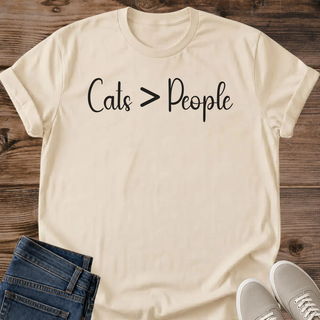 Pet Owner Shirt Cat Lover Tee Soft Cotton Material Comfortable Fit Casual Wear Everyday Style Relaxed Design Crew Neck Comfort Lightweight Fabric Perfect Gift Cat Person Essential Breathable Cotton Birthday Present Premium Quality