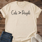 Pet Owner Shirt Cat Lover Tee Soft Cotton Material Comfortable Fit Casual Wear Everyday Style Relaxed Design Crew Neck Comfort Lightweight Fabric Perfect Gift Cat Person Essential Breathable Cotton Birthday Present Premium Quality