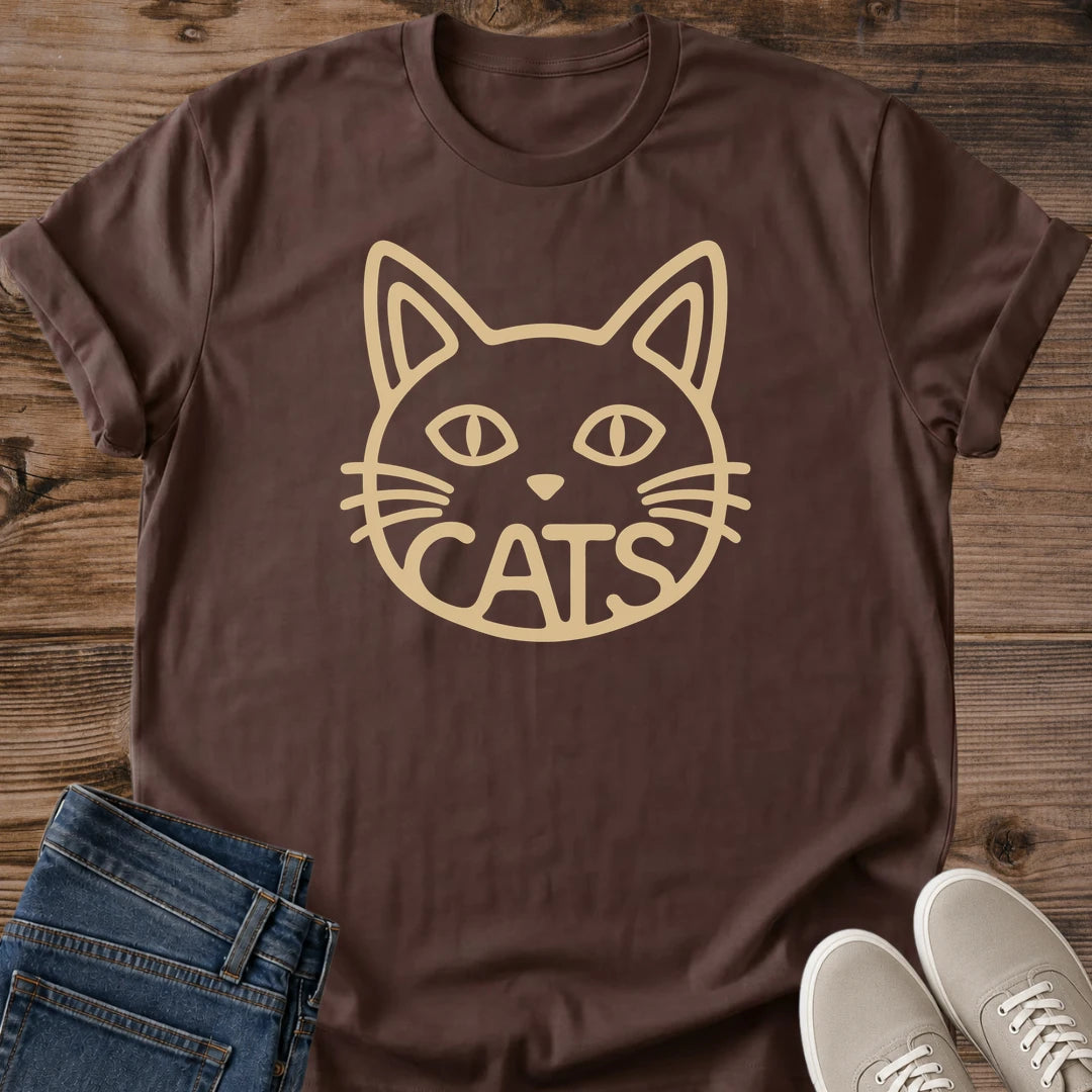 Black Cat Tshirt Vintage Design Retro Graphic Tee Cat Lover Gift Perfect Pet Owner Present Line Art Feline Print Soft Lightweight Shirt Comfortable Casual Wear Crew Neck Style Relaxed Fit Design Weekend Fashion Essential Cozy Loungewear Cat