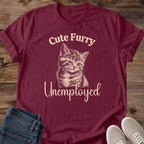 Novelty Cat Tee Funny Kitten Shirt Vintage Graphic Design Soft Cotton Crewneck Comfortable Relaxed Fit Cat Lover Apparel Perfect Gift Idea Cozy Casual Wear Retro Style Tee Lightweight Fabric Breathable Material Everyday Comfort Outfit