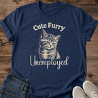 Vintage Cat Tee Retro Kitten Graphic Design Soft Cotton Shirt Comfortable Crewneck Style Funny Cat Lover Apparel Relaxed Fit Tee Casual Everyday Wear Sepia Tone Print Lived In Comfort Lightweight Breathable Fabric Cozy Weekend Outfit