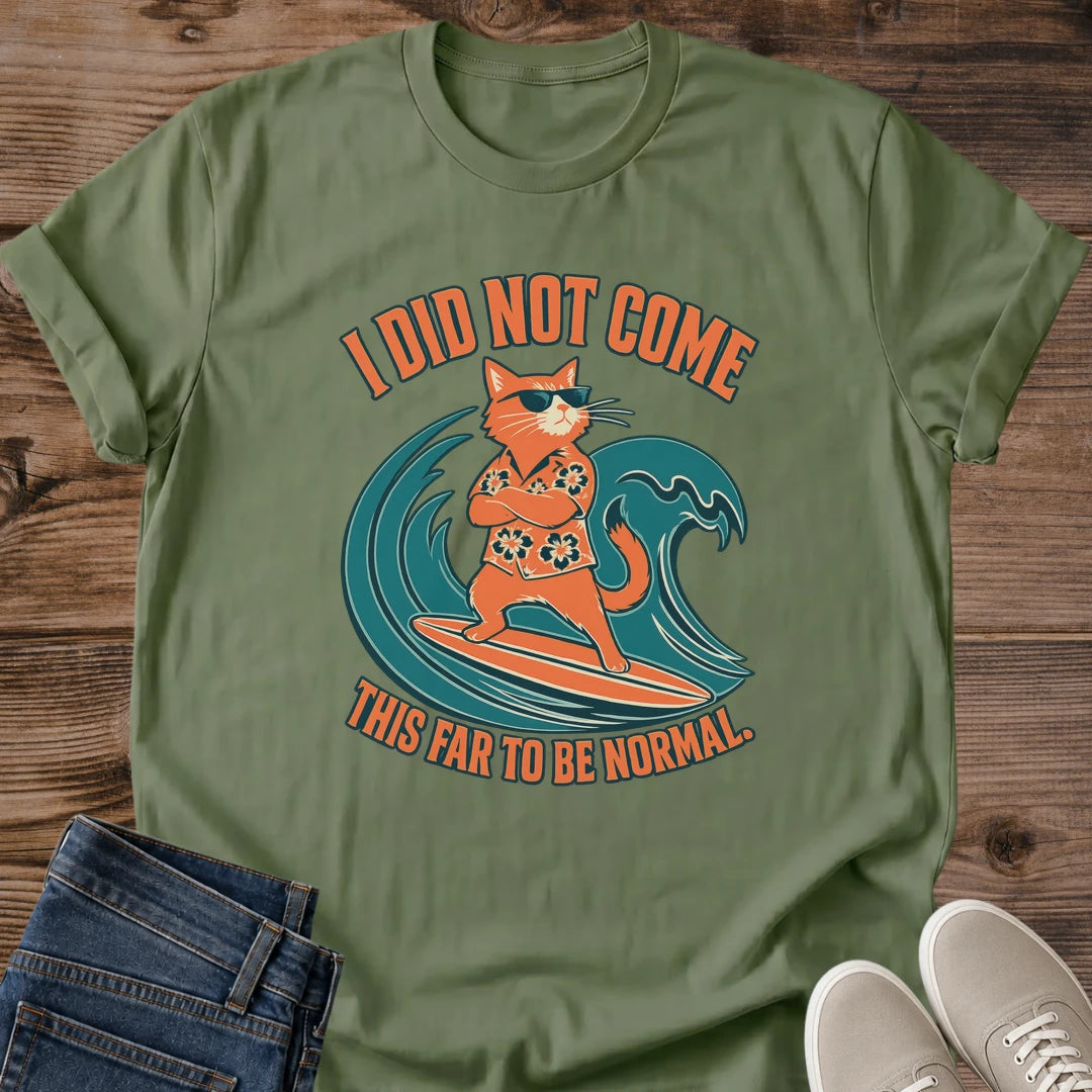 Retro Vintage Tshirt Funny Cat Graphic Design Witty Statement Shirt Sarcastic Humor Casual Wear Comfortable Fabric Crew Neck Style Perfect Gift Cat Lovers Weekend Outfit Relaxed Fit Playful Attitude Tee Nostalgic Design Everyday Casual Wear