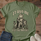 Knight Cat Shirt It Was Me Tee Armored Cat Warrior With Sword And Lion Crest Shield Illustration Blackletter Text Funny Cat Dad Shirt Cat Owner Gift For Her Medieval Cat Tee Renaissance Faire Soft Cotton Unisex Shirt Cat Whisker Co