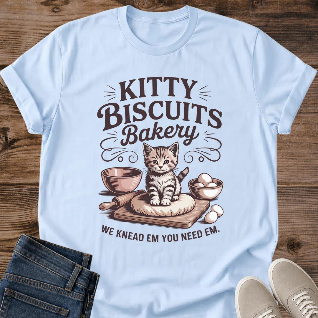 Novelty Cat Shirt Gift For Cat Lover Birthday Present Baking Theme Graphic Tee Pet Owner Apparel Kitchen Humor Design Statement Piece Casual Wear Everyday Comfort Conversation Starter Animal Print Collection Gag Gift Idea Perfect Cat Owner