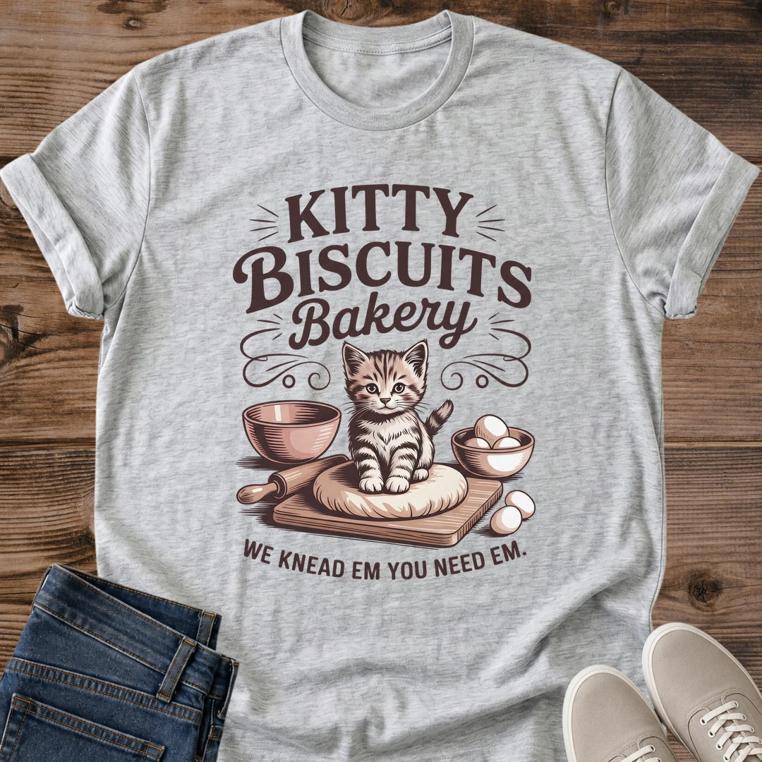 Cat Lover Apparel Graphic Tee For Pet Owner Gift Baking Humor Design Novelty Shirt Collection Statement Piece Casual Wear Everyday Comfort Animal Theme Print Birthday Present Idea Conversation Starter Pet Enthusiast Gift Perfect Cat Owner