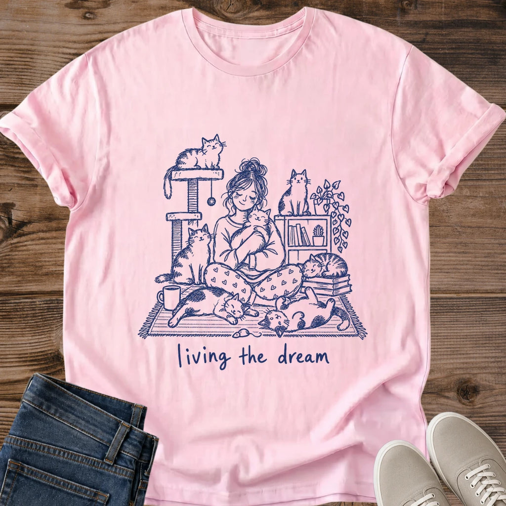 Homebody Cat Shirt Living The Dream Cat Mom Tee Multi Cat Gift Cozy Line Art Cat Design Cat Shirt For Women Mothers Day Cat Gift Holiday Gift For Cat Owner Weekend Plans Tee Happy Cat Mom Life Soft Cotton Unisex Tee Cat Whisker Co