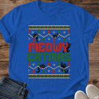 Cat Lover Christmas Gift Meowy Catmas Shirt Funny Holiday Cat Tee Ugly Sweater Party Shirt Secret Santa Gift For Cat Lover White Elephant Gift Stocking Stuffer For Cat Mom Cat Person Christmas Tee Gildan Softstyle Cotton Tee Cat Whisker Co