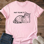 Monday Mood Cat Shirt Not Feline It Cat Mom Tee Funny Cat Pun Gift Minimal Tabby Cat Design Cat Humor Shirt For Women And Men Cat Dad Gift Holiday Gift For Cat Owner Cat Loaf Tee Grouchy Cat Soft Cotton Unisex Tee Cat Whisker Co