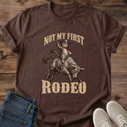 Cat Lover Gift Not My First Rodeo Shirt Western Cat Tee Vintage Cowboy Cat Graphic Birthday Gift For Cat Owner Christmas Gift For Cat Mom Country Girl Gift Cat Person Tee Southern Cat Shirt Gildan Softstyle Cotton Tee Cat Whisker Co