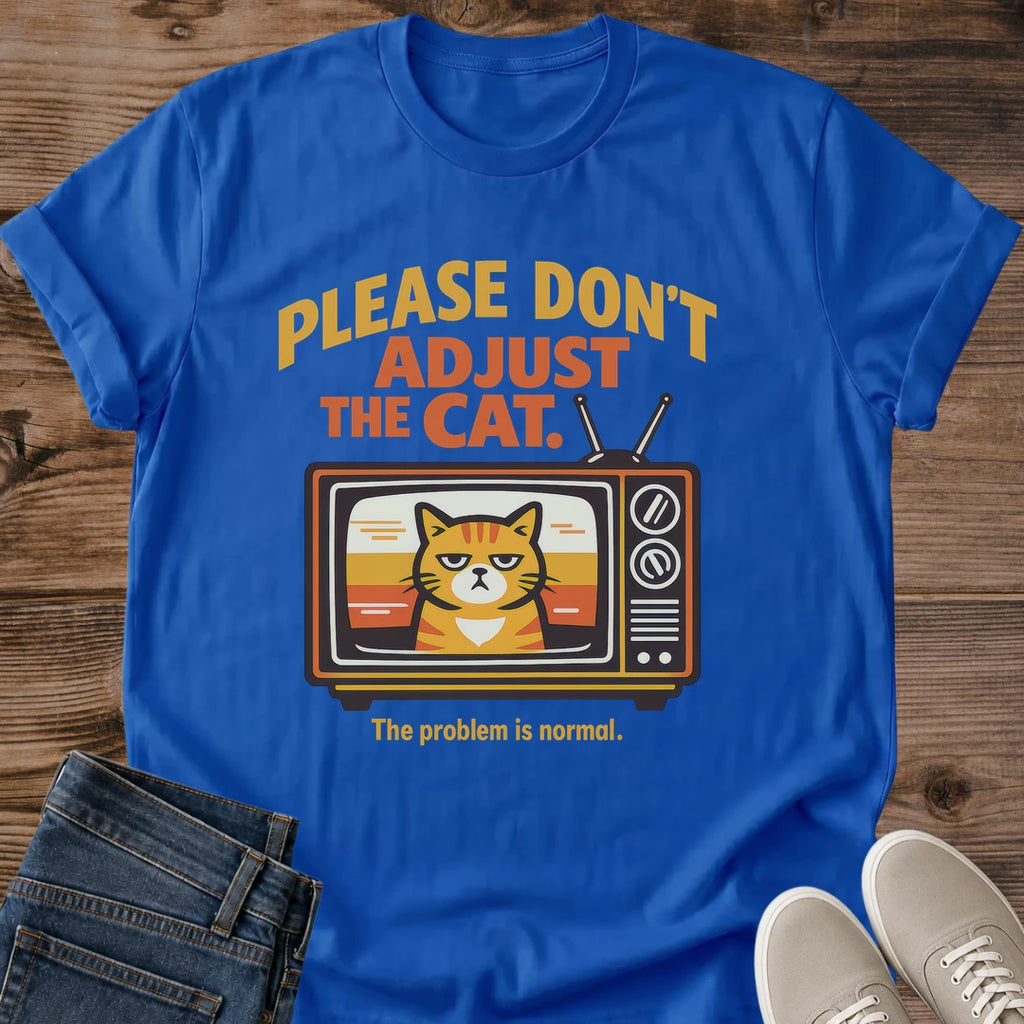 Cat Lover Gift Funny Graphic Tee Retro Design Vintage Style Shirt Orange Tabby Print Sarcastic Humor Statement Casual Everyday Wear Comfortable Fabric Pet Owner Apparel Novelty Tshirt Weekend Lounging Outfit Gag Gift Present Collection